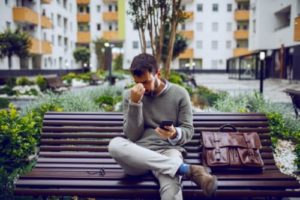 a man struggles and needs an anxiety treatment center