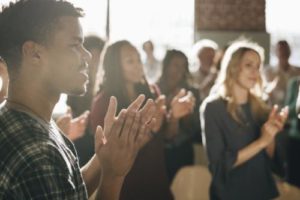 a group celebrates their drug detox center