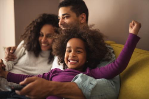 this family is happy for a family support program